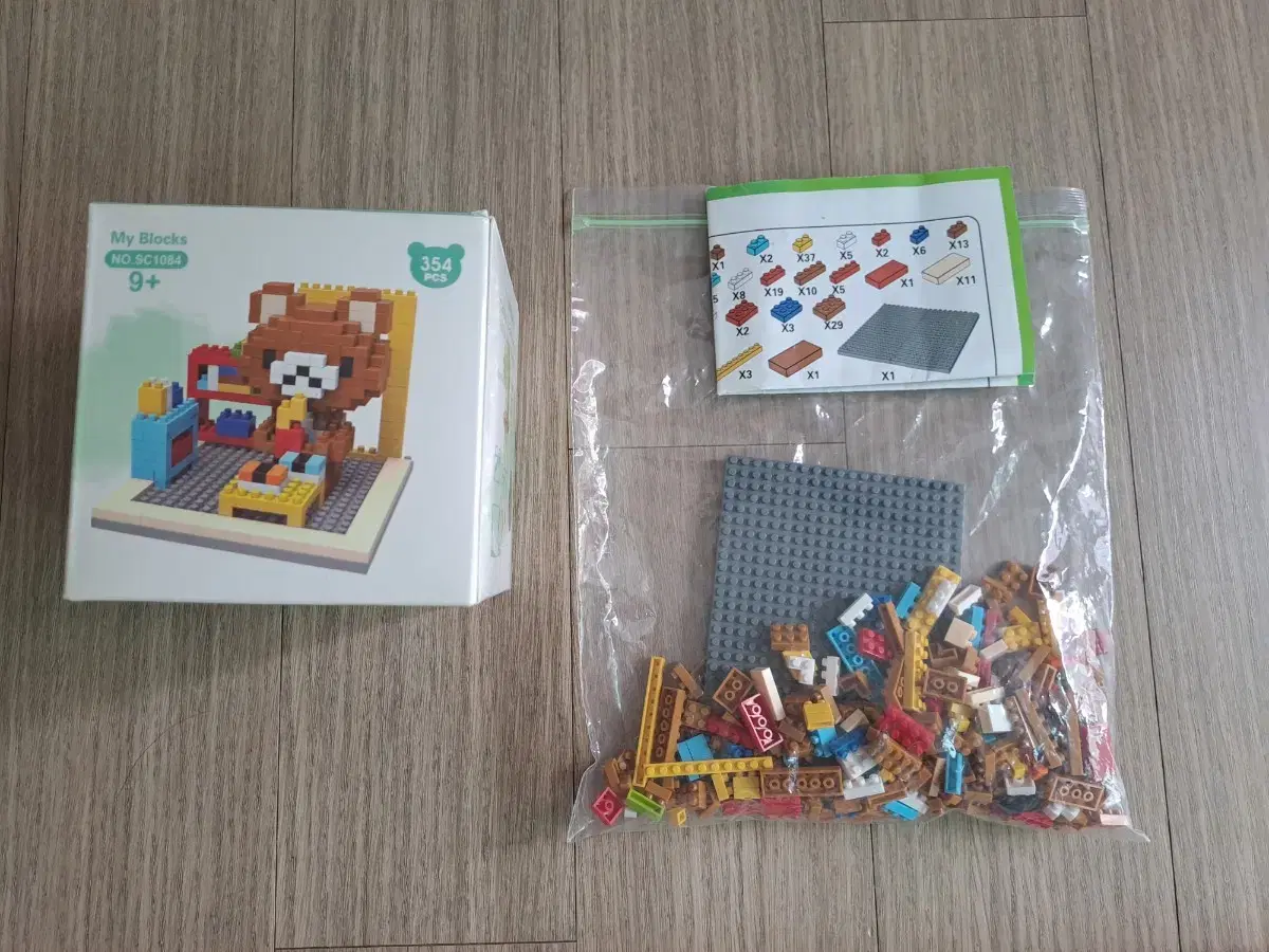 리락쿠마 나노블럭(354pcs)